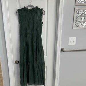 Nine Britton Dark Green Maxi Dress